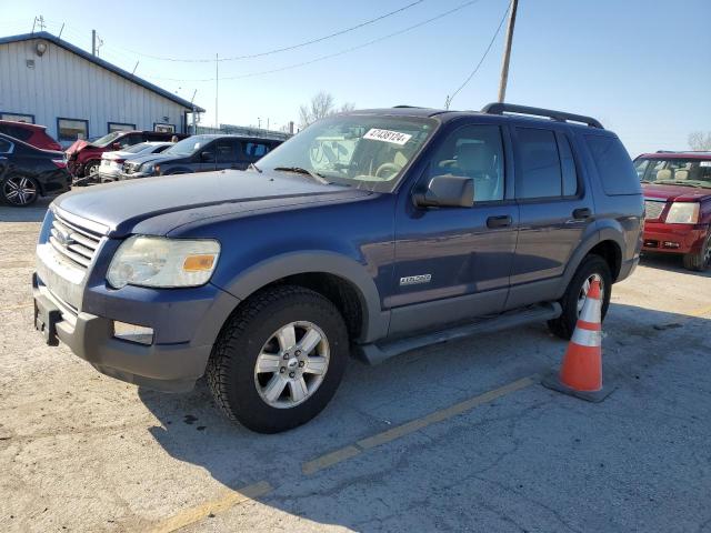 1FMEU73E26UB70559 - 2006 FORD EXPLORER XLT BLUE photo 1