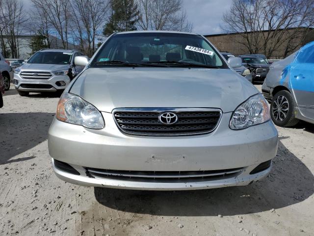 2T1BR32E98C919988 - 2008 TOYOTA COROLLA CE SILVER photo 5