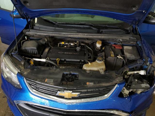 1G1JB5SH3H4169036 - 2017 CHEVROLET SONIC LS ლურჯი ფოტო 11