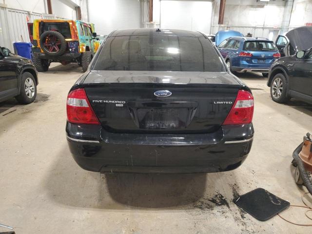 1FAHP28167G123638 - 2007 FORD FIVE HUNDR LIMITED BLACK photo 6
