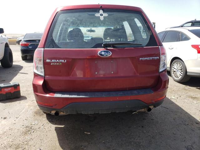 JF2SH61669G786075 - 2009 SUBARU FORESTER 2.5X MAROON photo 6