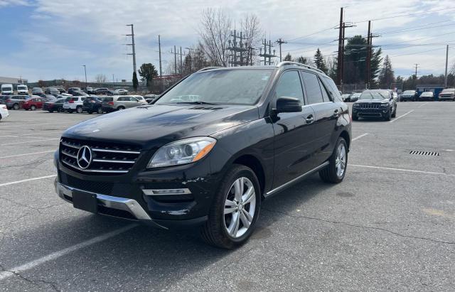 4JGDA5HB7DA114722 - 2013 MERCEDES-BENZ ML 350 4MATIC BLACK photo 2