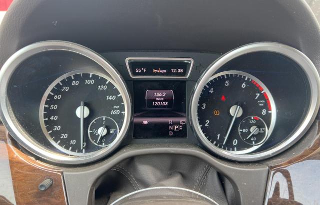 4JGDA5HB7DA114722 - 2013 MERCEDES-BENZ ML 350 4MATIC BLACK photo 8