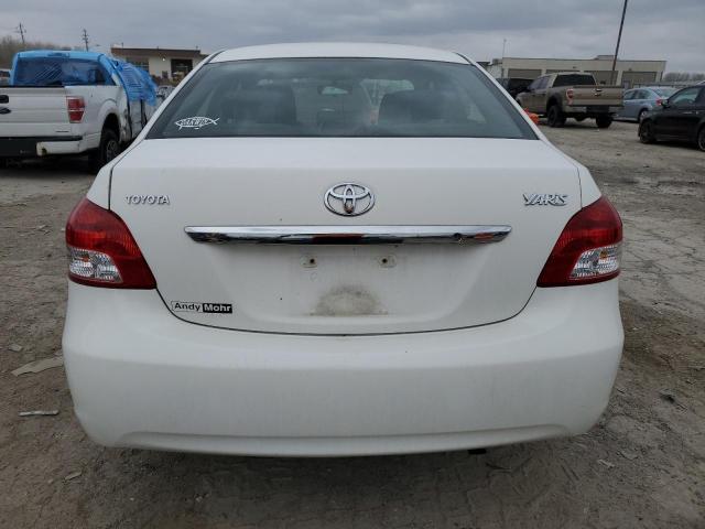 JTDBT903894054361 - 2009 TOYOTA YARIS WHITE photo 6