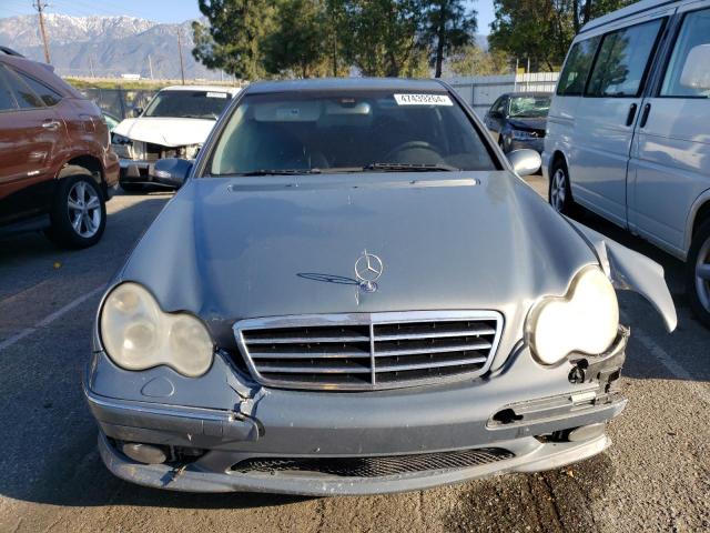 WDBRF52H97F928420 - 2007 MERCEDES-BENZ C 230 BLUE photo 5