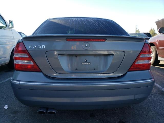 WDBRF52H97F928420 - 2007 MERCEDES-BENZ C 230 BLUE photo 6