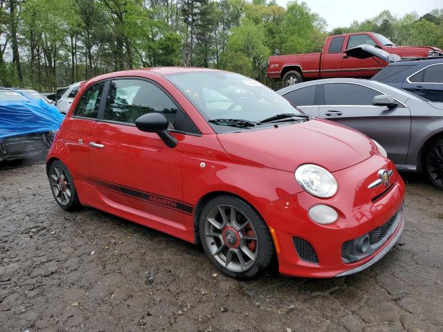 3C3CFFFH9DT748027 - 2013 FIAT 500 ABARTH RED photo 4