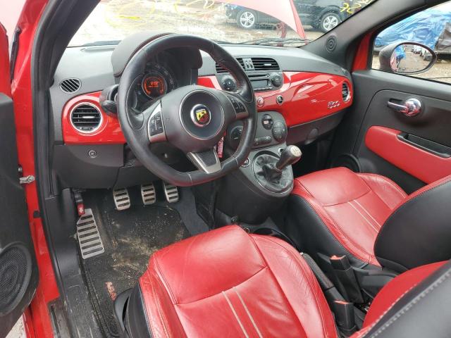 3C3CFFFH9DT748027 - 2013 FIAT 500 ABARTH RED photo 8