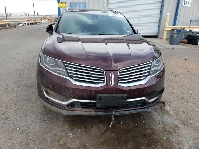 2LMPJ6LR6JBL17841 - 2018 LINCOLN MKX RESERVE برغندي صورة 5