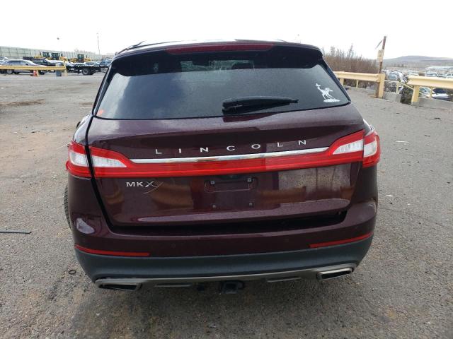 2LMPJ6LR6JBL17841 - 2018 LINCOLN MKX RESERVE برغندي صورة 6