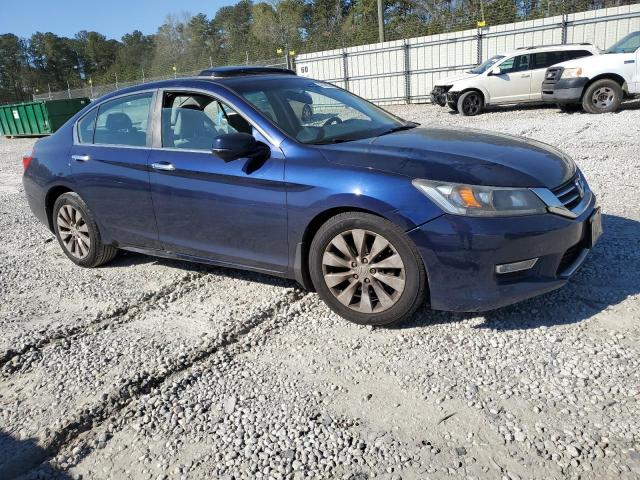 1HGCR2F73DA203887 - 2013 HONDA ACCORD EX BLUE photo 4