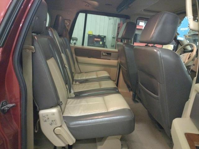 1FMFK18567LA05170 - 2007 FORD EXPEDITION EL EDDIE BAUER MAROON photo 10