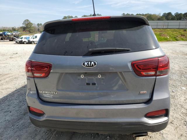 5XYPG4A33KG610806 - 2019 KIA SORENTO L SILVER photo 6