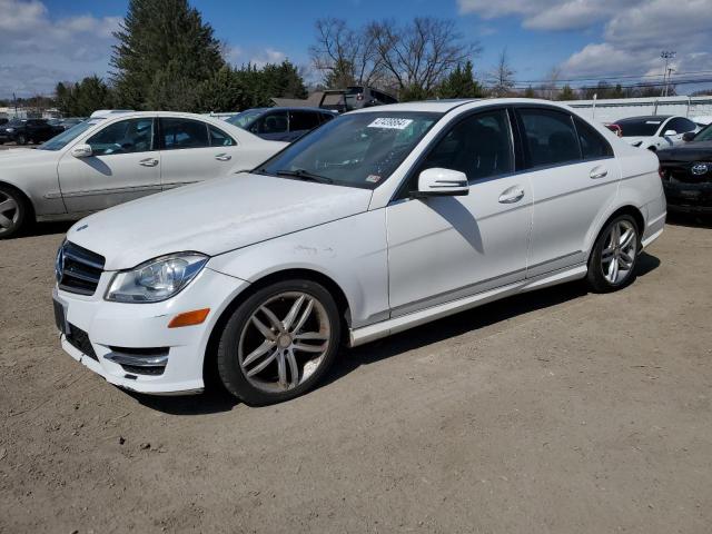 WDDGF8AB2EA889726 - 2014 MERCEDES-BENZ C 300 4MATIC WHITE photo 1