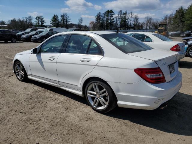 WDDGF8AB2EA889726 - 2014 MERCEDES-BENZ C 300 4MATIC WHITE photo 2