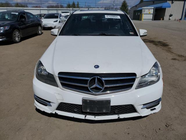 WDDGF8AB2EA889726 - 2014 MERCEDES-BENZ C 300 4MATIC WHITE photo 5