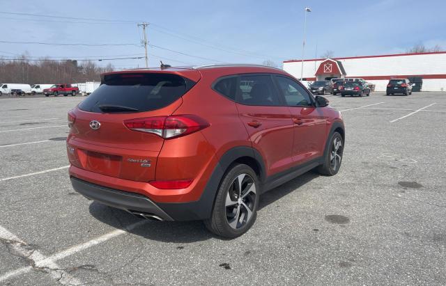 KM8J3CA29GU192935 - 2016 HYUNDAI TUCSON LIMITED RED photo 4