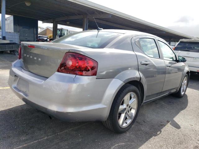 1C3CDZABXDN757006 - 2013 DODGE AVENGER SE GRAY photo 3