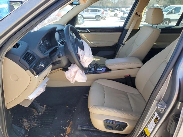 5UXWY3C50G0N88681 - 2016 BMW X3 XDRIVE28D GRAY photo 7