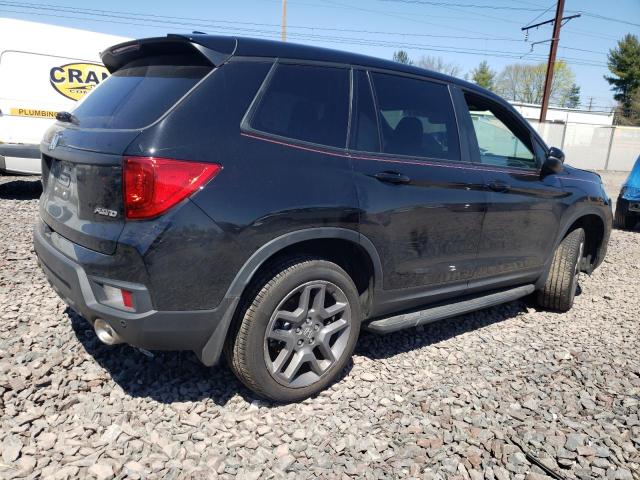 5FNYF8H56NB020343 - 2022 HONDA PASSPORT EXL Negro foto 3