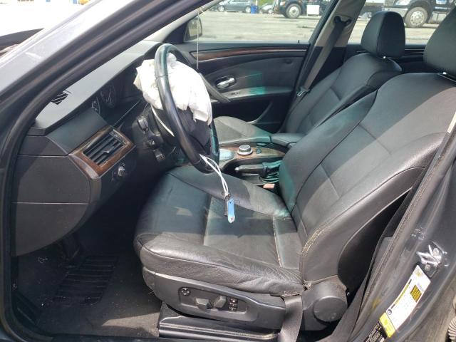 WBANU53558CT06827 - 2008 BMW 528I I GRAY photo 7