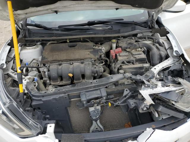 3N1AB7AP4KY281380 - 2019 NISSAN SENTRA S WHITE photo 11