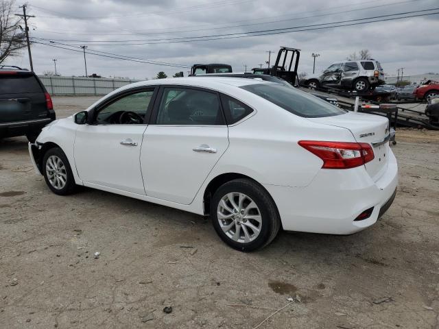 3N1AB7AP4KY281380 - 2019 NISSAN SENTRA S WHITE photo 2