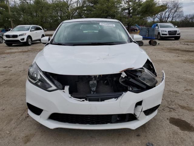 3N1AB7AP4KY281380 - 2019 NISSAN SENTRA S WHITE photo 5