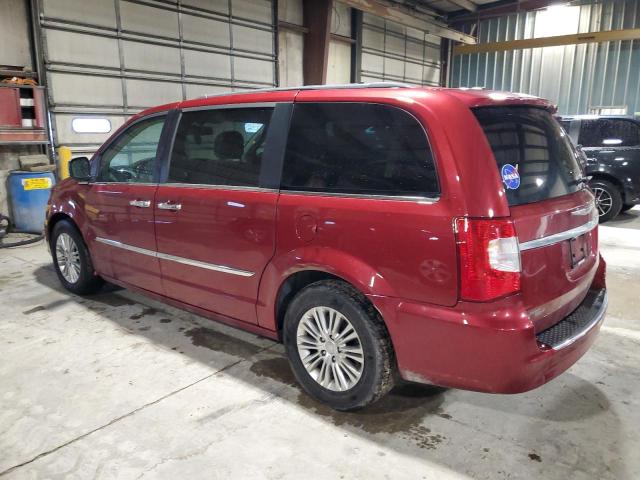 2C4RC1CG3FR547601 - 2015 CHRYSLER TOWN & COU TOURING L RED photo 2