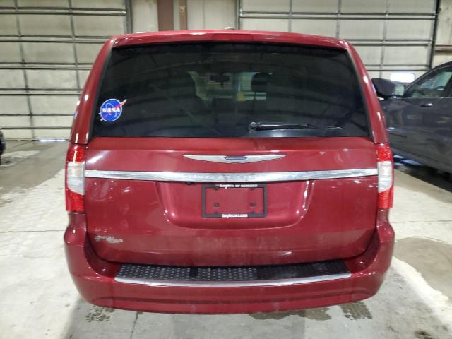 2C4RC1CG3FR547601 - 2015 CHRYSLER TOWN & COU TOURING L RED photo 6