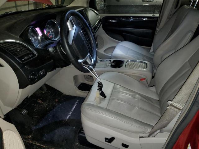 2C4RC1CG3FR547601 - 2015 CHRYSLER TOWN & COU TOURING L RED photo 7