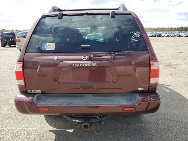 JN8DR09Y14W916774 - 2004 NISSAN PATHFINDER LE BURGUNDY photo 6