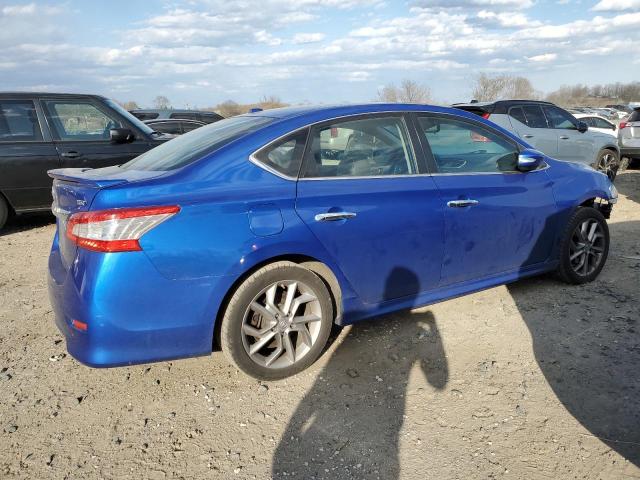 3N1AB7AP6FY338670 - 2015 NISSAN SENTRA S BLUE photo 3