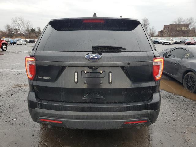 1FM5K8AR8GGB28334 - 2016 FORD EXPLORER POLICE INTERCEPTOR أسود صورة 6