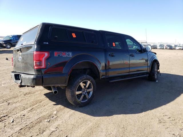 1FTEW1EF7HFB06011 - 2017 FORD F150 SUPERCREW BLACK photo 3