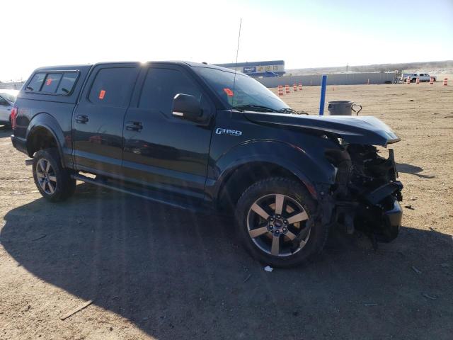 1FTEW1EF7HFB06011 - 2017 FORD F150 SUPERCREW BLACK photo 4