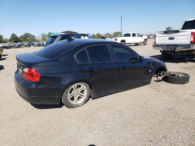 WBAVC57538NA82252 - 2008 BMW 328 I SULEV BLACK photo 3