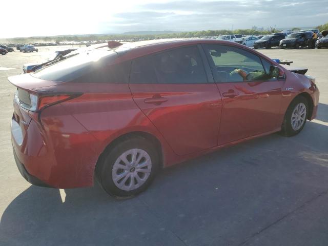 JTDKARFU4L3104630 - 2020 TOYOTA PRIUS L RED photo 3