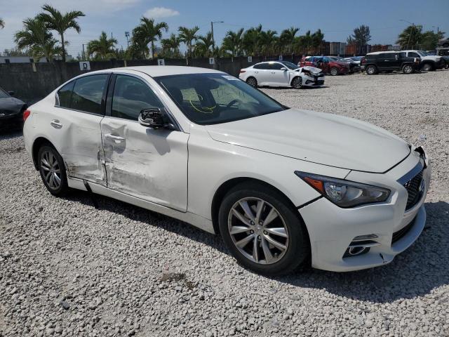 JN1CV7AP5HM641512 - 2017 INFINITI Q50 BASE WHITE photo 4