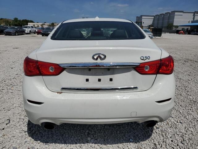 JN1CV7AP5HM641512 - 2017 INFINITI Q50 BASE WHITE photo 6