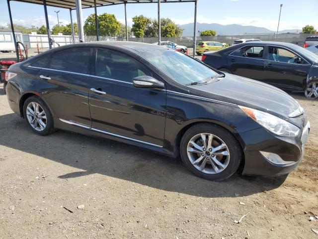 KMHEC4A40BA014253 - 2011 HYUNDAI SONATA HYBRID BLACK photo 4