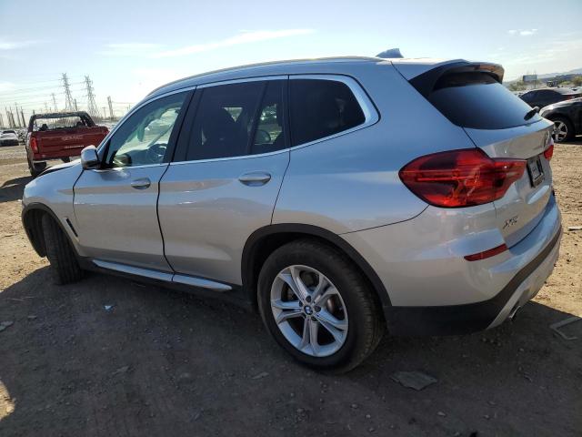 5UXTR7C57KLF37485 - 2019 BMW X3 SDRIVE30I SILVER photo 2