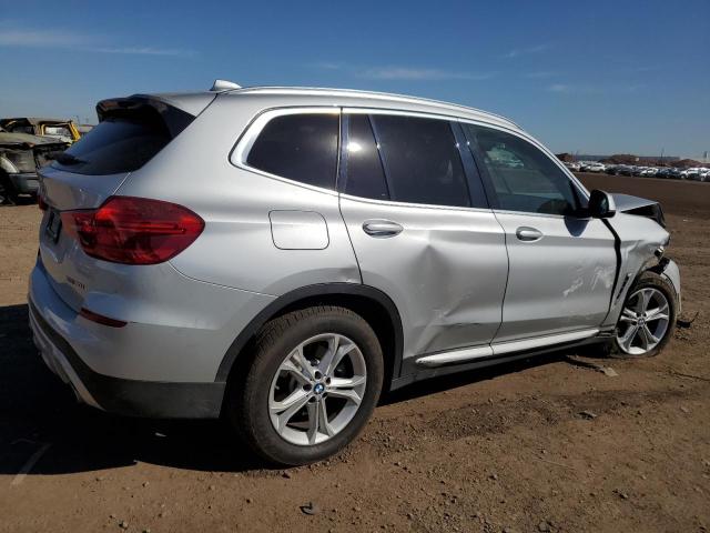 5UXTR7C57KLF37485 - 2019 BMW X3 SDRIVE30I SILVER photo 3