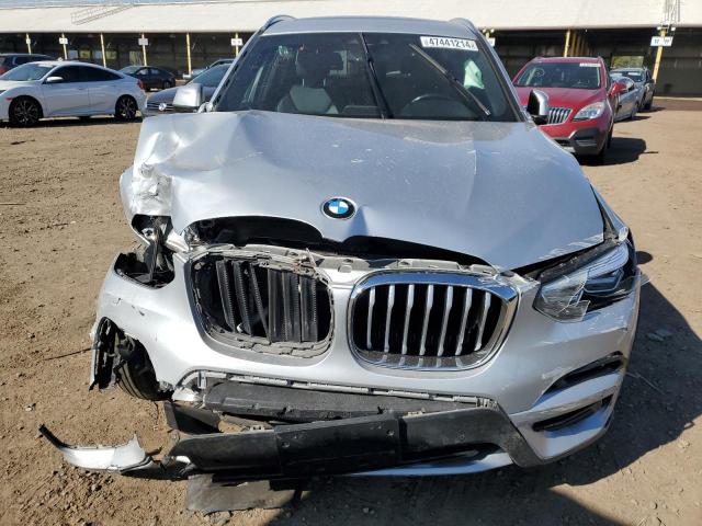 5UXTR7C57KLF37485 - 2019 BMW X3 SDRIVE30I SILVER photo 5