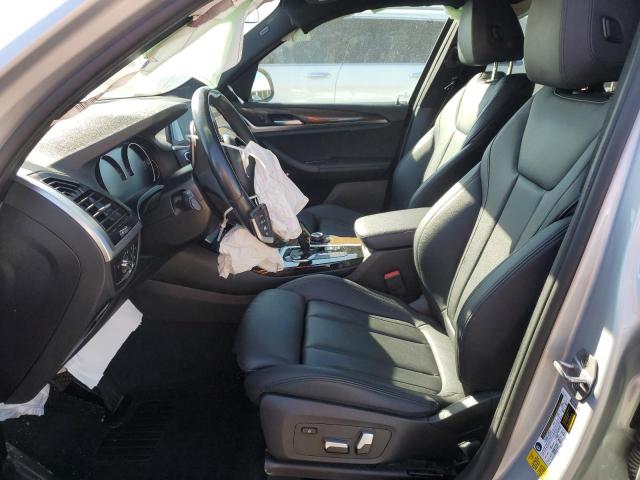 5UXTR7C57KLF37485 - 2019 BMW X3 SDRIVE30I SILVER photo 7