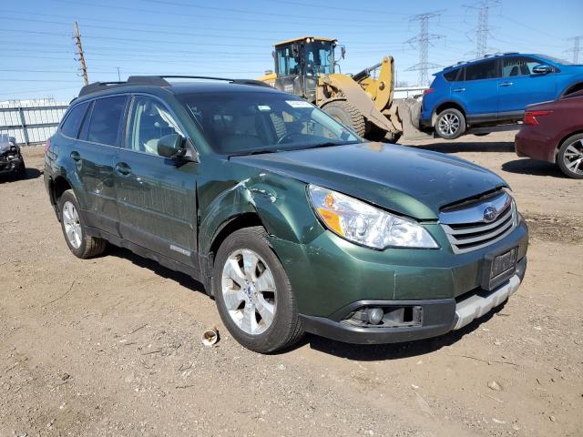 4S4BRBKC1C3266031 - 2012 SUBARU OUTBACK 2.5I LIMITED GREEN photo 4