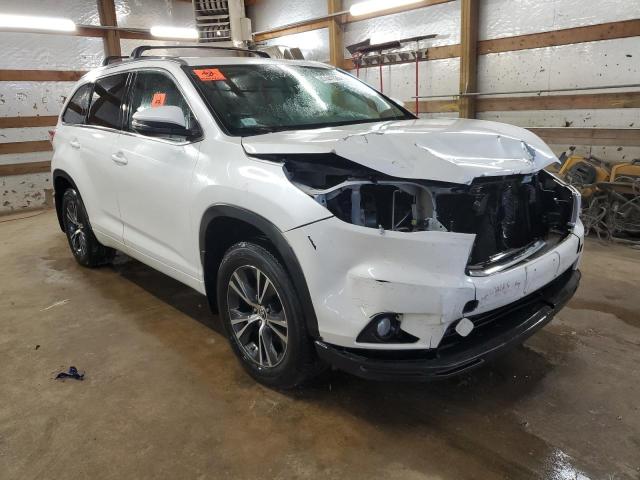 5TDJKRFH5GS276410 - 2016 TOYOTA HIGHLANDER XLE 白色 照片 4