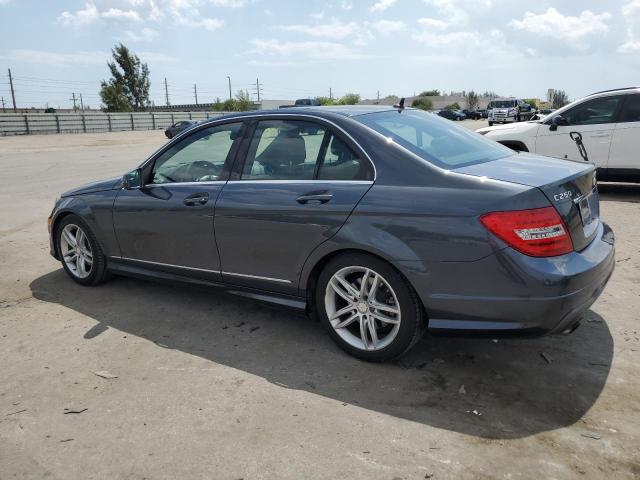 WDDGF4HB6EA937338 - 2014 MERCEDES-BENZ C 250 GRAY photo 2