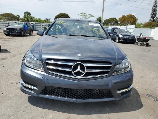 WDDGF4HB6EA937338 - 2014 MERCEDES-BENZ C 250 GRAY photo 5