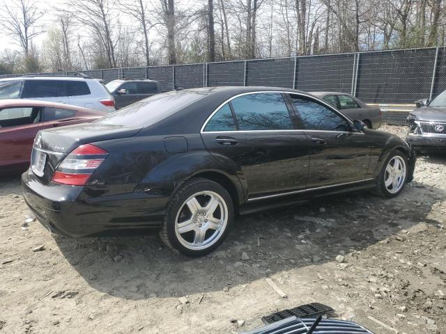 WDDNG86X78A224639 - 2008 MERCEDES-BENZ S 550 4MATIC BLACK photo 3